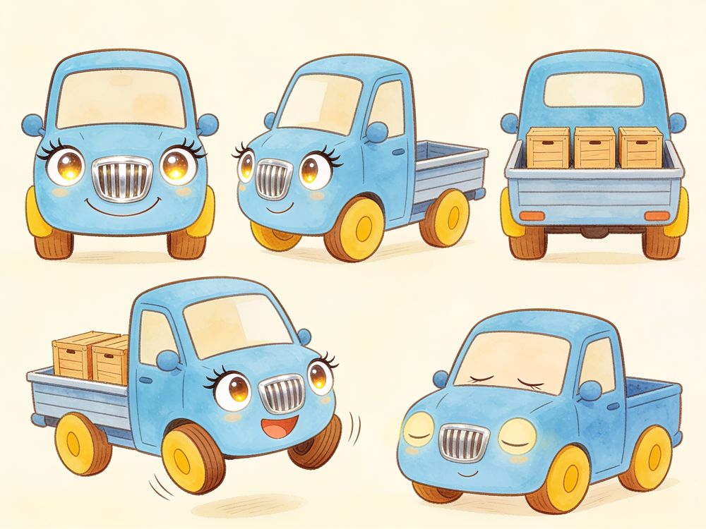 Turbo le camion bleu